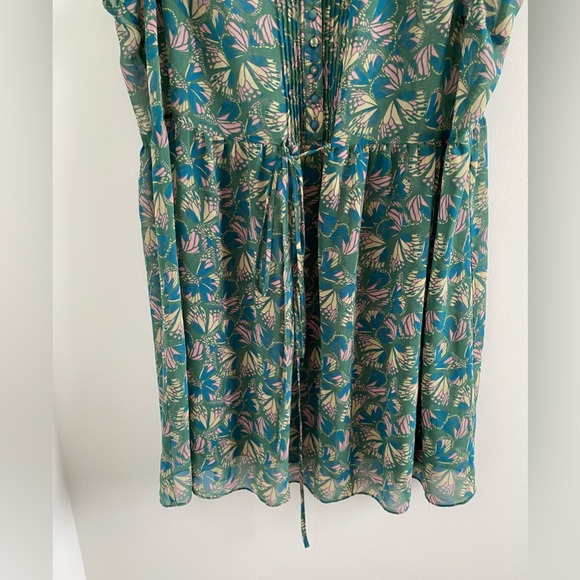 ModCloth Green Sutton Butterfly Dress Size 2X - Picture 6 of 8